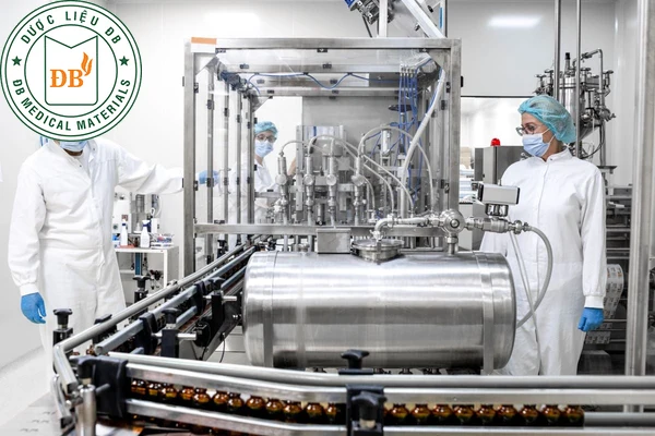 Hình ảnh quy trình hợp tác sản xuất thực phẩm chức năng OEM hiện đại